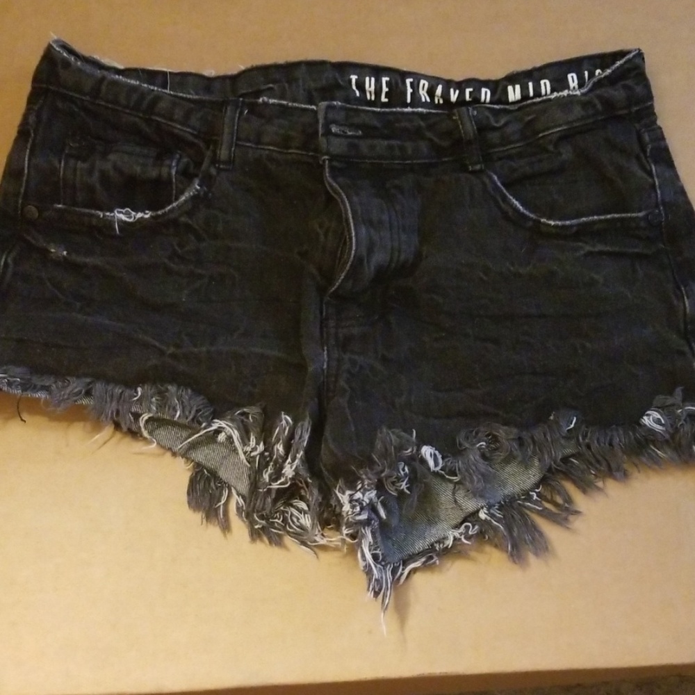 High Waist Shorties Black